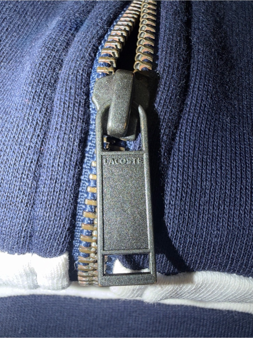 Lacoste Men’s Quarter-Zip Colorblock Pullover Sweatshirt - 2XL-3XL - Picture 7 of 8